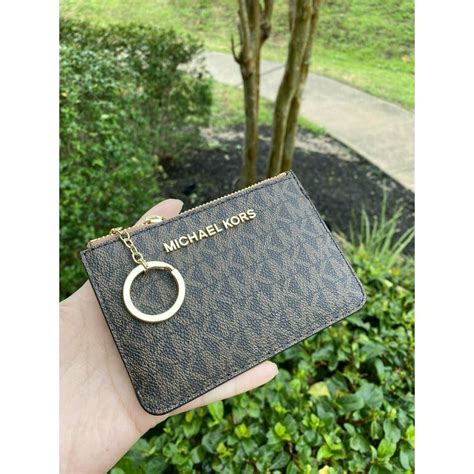 michael kors jet set travel card holder|michael kors multifunction wallet.